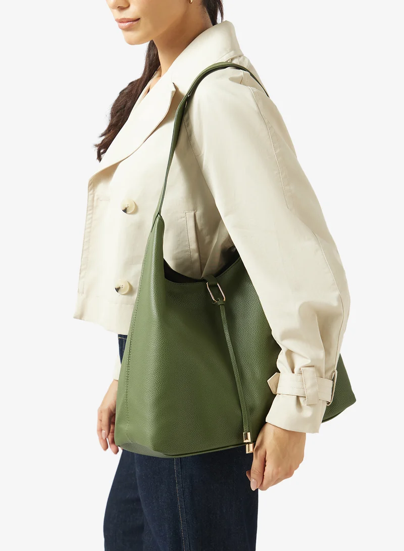 Glamorous GREEN Casual Faux Suede Tote Bag for Women | Best Price UAE