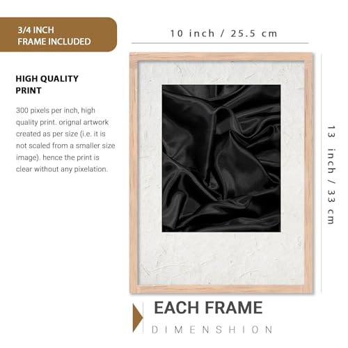 walllane - Aesthetic Premium Wall Decor Painting with Frame for Wall Decoration - Paintings for Bedroom - Wall Decor for Living Room (10x13 inch, J) - Image 2
