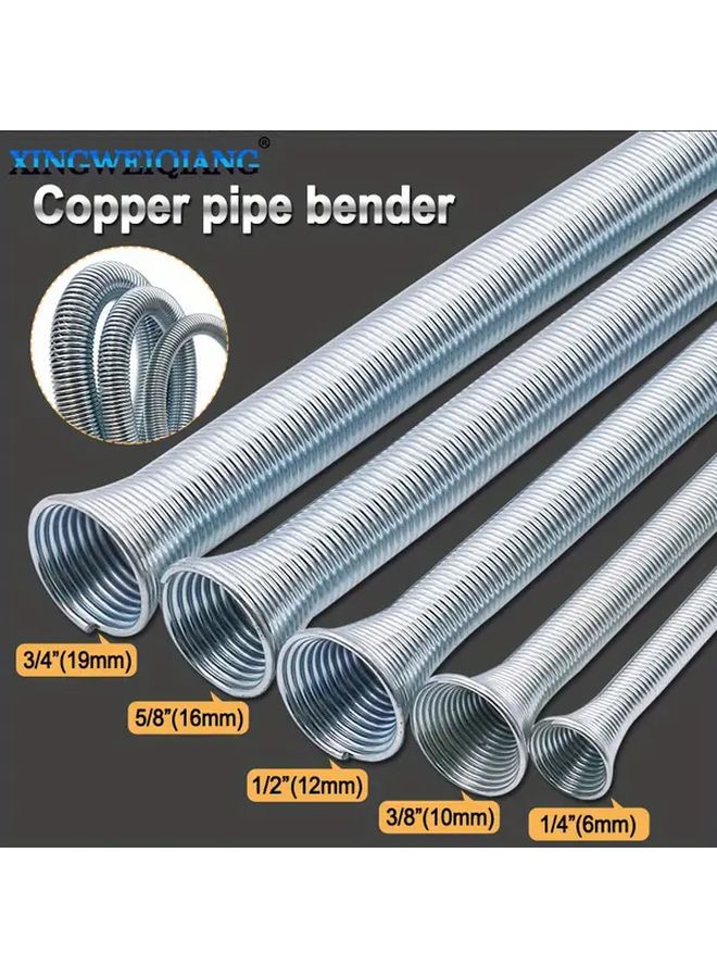 5 قطع مجموعة مناسبة لثني أنابيب مكيفات الهواء، أداة ثني خارجية بنابض - Image 2