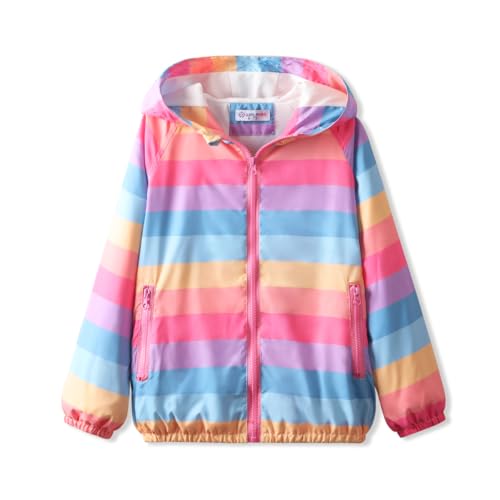 WELAKEN Lightweight Jacket for Girls Kids Toddler II GirlsPrint WaterResistant Jacket - Image 1
