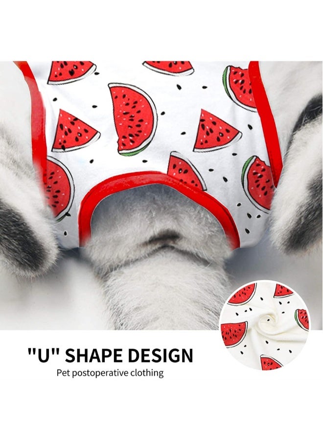 Generic Cat Recovery Suit for Abdominal Wounds or Skin Diseases After Surgery Wear Anti Licking Breathable E Collar Alternative Cats and Dogs M  - Image 4