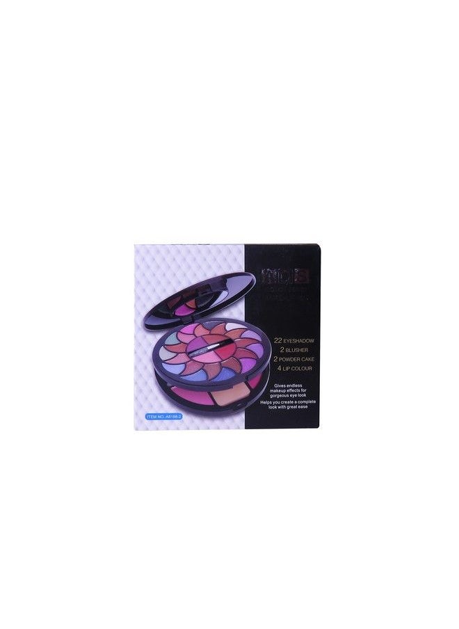 ADS - Color Series 22Eyeshadow 2Blusher 2 Powder Cake 4Lipcolour Fine A81882 - Image 1
