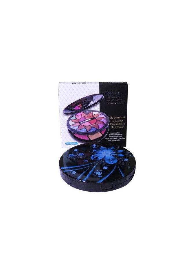 ADS - Color Series 22Eyeshadow 2Blusher 2 Powder Cake 4Lipcolour Fine A81882 - Image 1