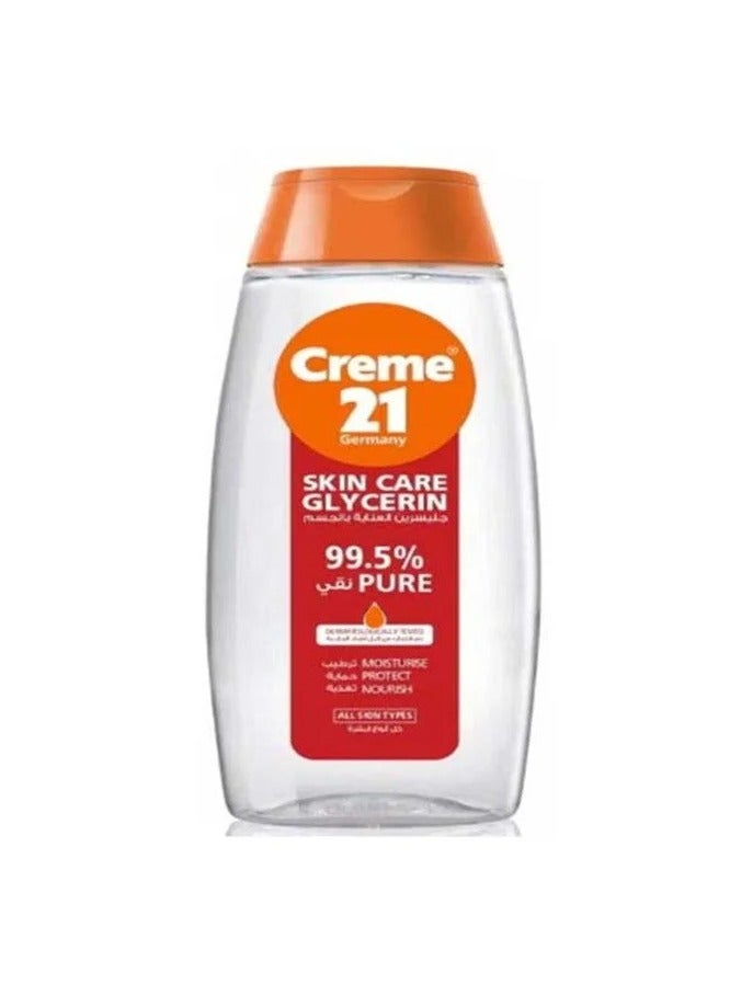 Creme 21 Glycerin Body Care Oil 99.5% Pure -100 ml