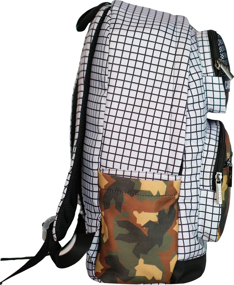 كامبريدج بولو كلوب Camouflage Three Front Pocket Backpack