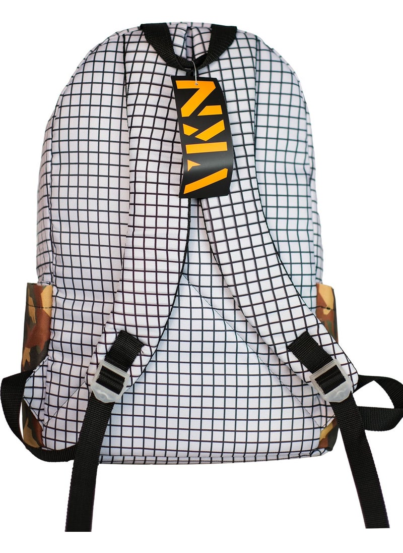 Cambridge Polo Club - Camouflage Three Front Pocket Backpack - Image 1