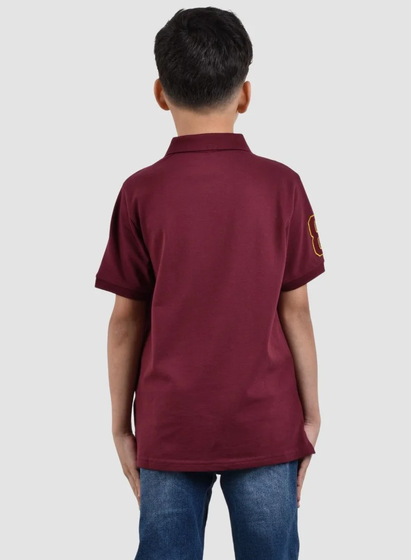 GIORDANO Junior Embroidery Short Sleeve Bold Polo