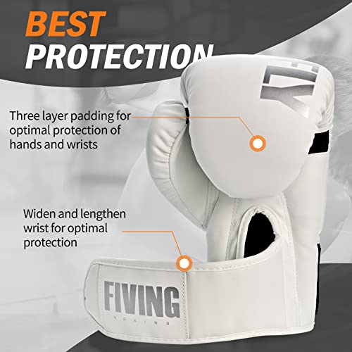 FIVING Boxing Gloves for Men and Women Suitable for Boxing Kickboxing Mixed Martial Arts Muay Thai MMA Heavy Bag Fighting Training - Image 5