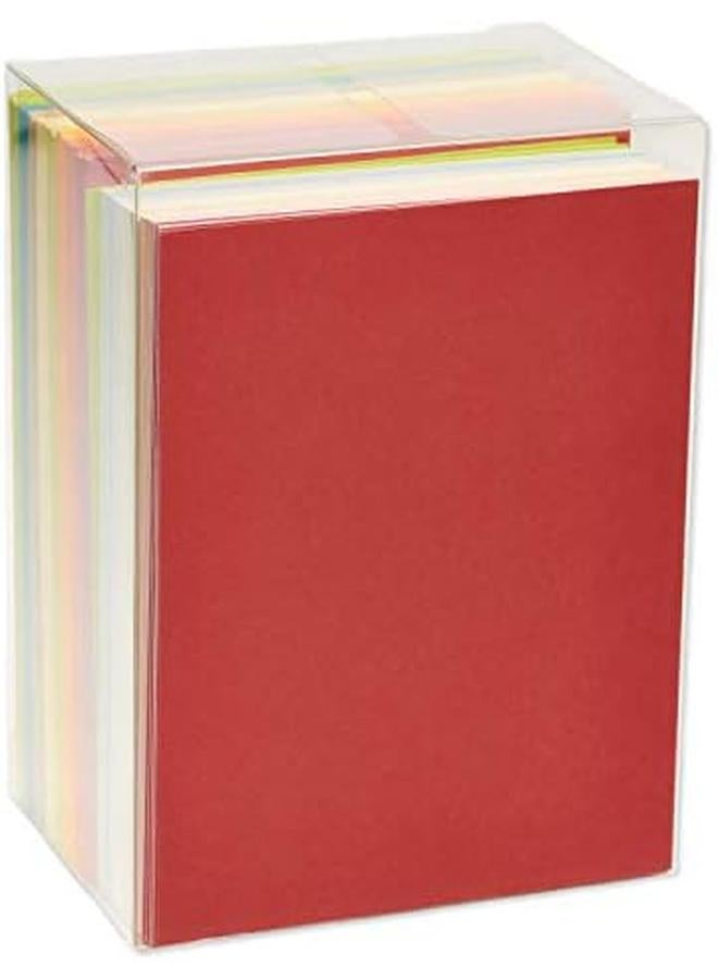 American Greetings Single Panel Blank Cards With Envelopes Earthtone Colors 100 Count - Image 4