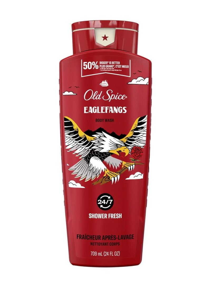 أولد سبايس غسول الجسم "أولد سبايس إيجلفانجز" للرجال ٧٠٩ مل | عطر رجولي يدوم طويلًا وجل استحمام منعش