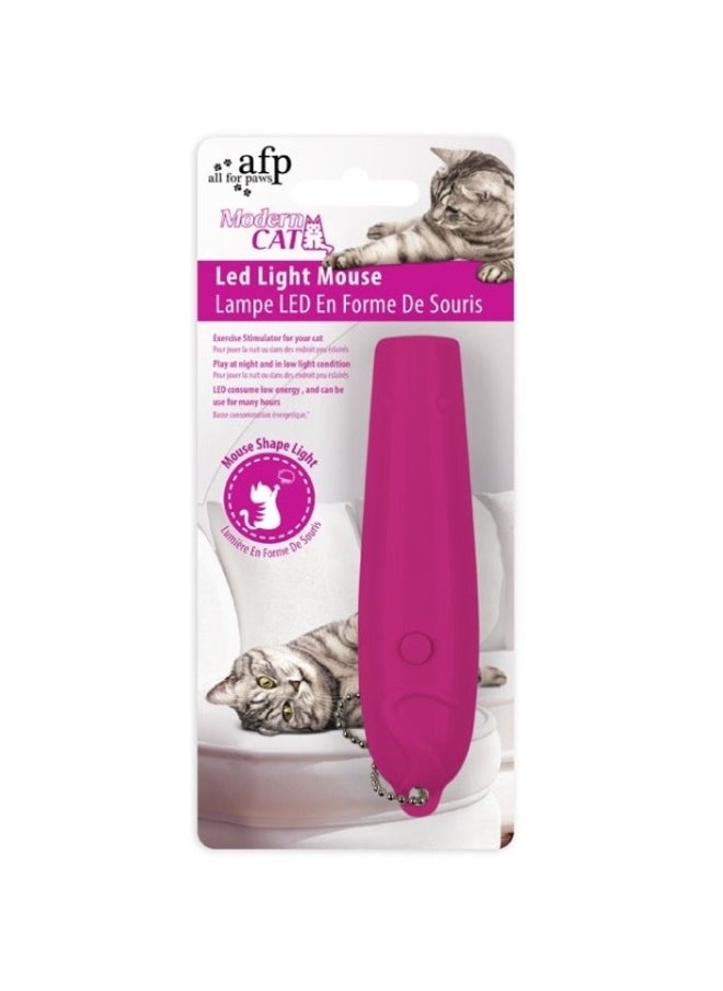 all for paws Led Light Mouse Pink  - Image 2