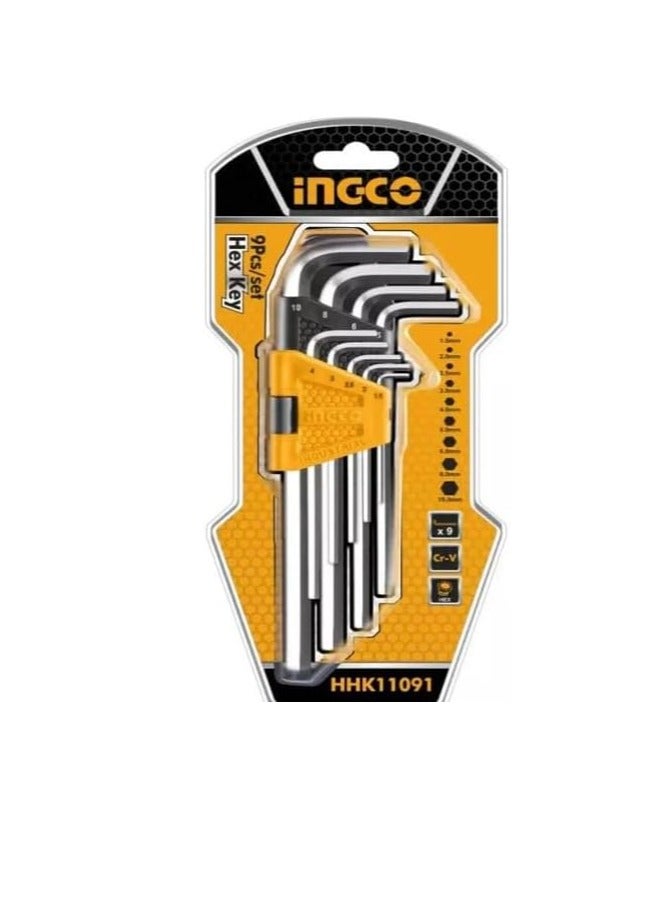 INGCO INGCO 9 PCS Hex Key - HHK11091 - Image 2