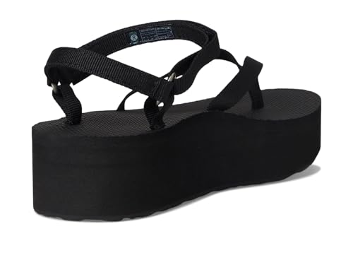 Teva Women's Flatform Sandal Slim, Black, 8 - Image 5