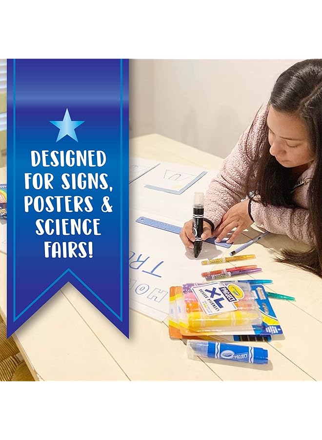 Crayola Xl Poster Markers With Classic Colors 4 Pieces Multicolour - Image 5