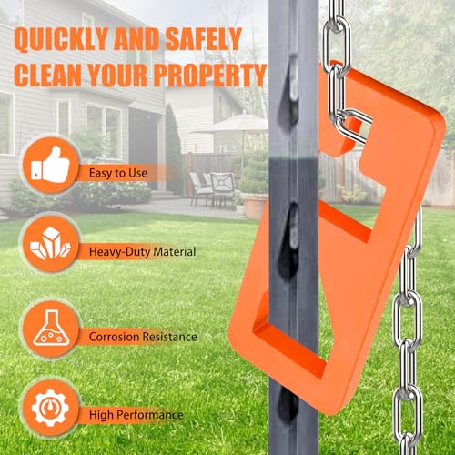 TNCZHYLX T Post Puller Fence Post Puller, Farm Equipment Tractor Accessories, Use Different Chains S Hooks Jacks Tractor Buckets from Ground - Image 4