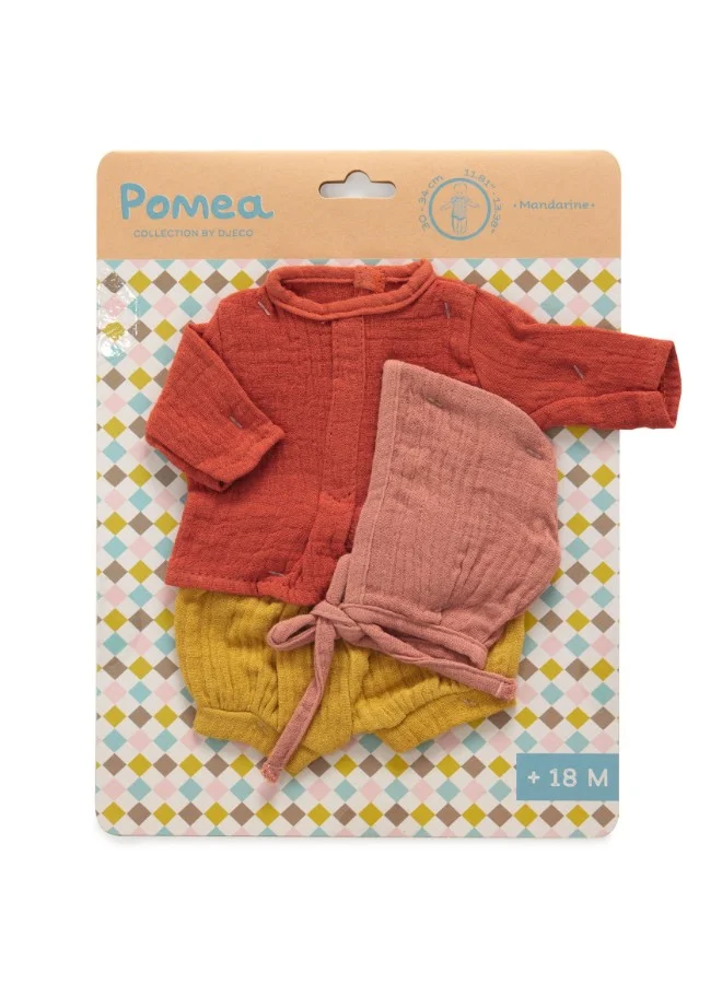 DJECO Pomea Doll Mandarine Outfit