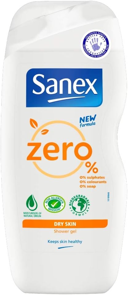 Sanex Zero Dry Skin Shower Gel 250ml