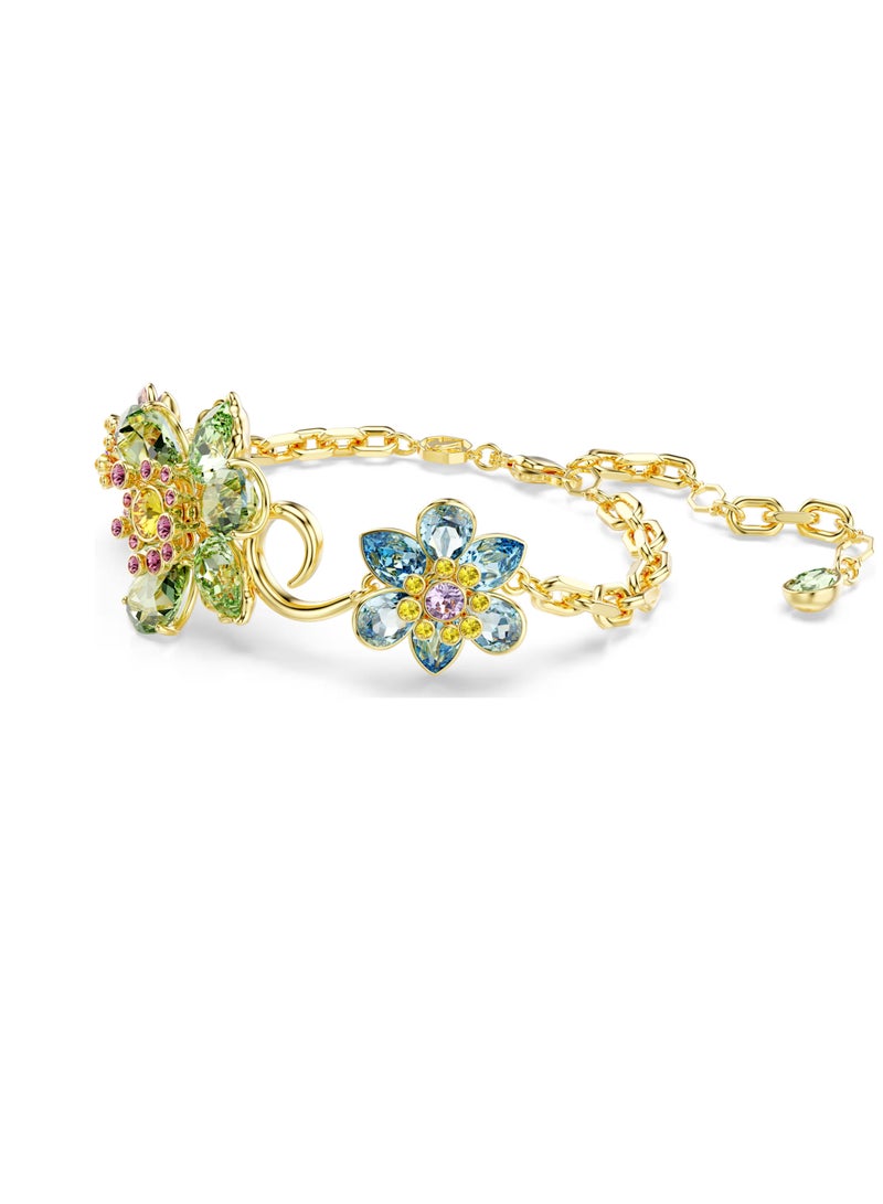 Idyllia bracelet,Mixed cuts, Flower, Multicoloured - Image 2