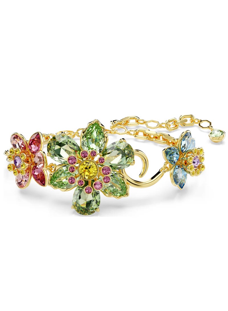 Idyllia bracelet,Mixed cuts, Flower, Multicoloured - Image 1