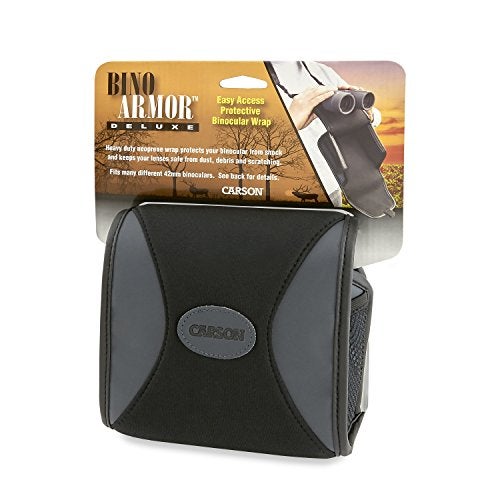 Carson BinoArmor Deluxe Easy-Access Magnetic Binocular Case (BA-07) , Black - Image 2