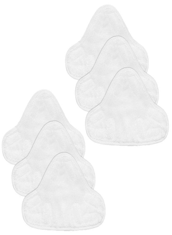 ANBOO 6 Packs Microfiber Steam Mop Replacement Washable Pads Compatible with H2O X5 - Image 1