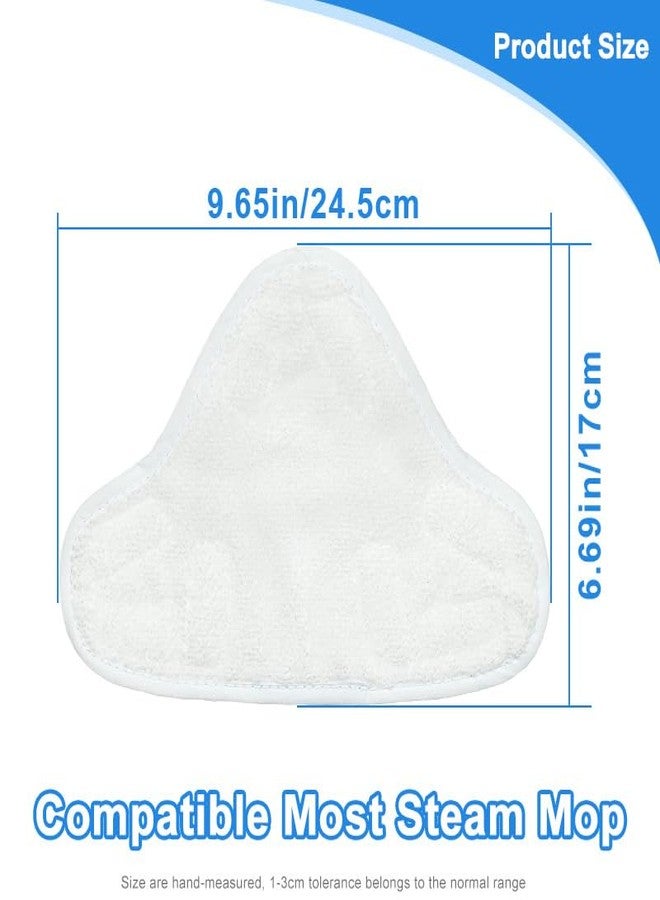 ANBOO 6 Packs Microfiber Steam Mop Replacement Washable Pads Compatible with H2O X5 - Image 4