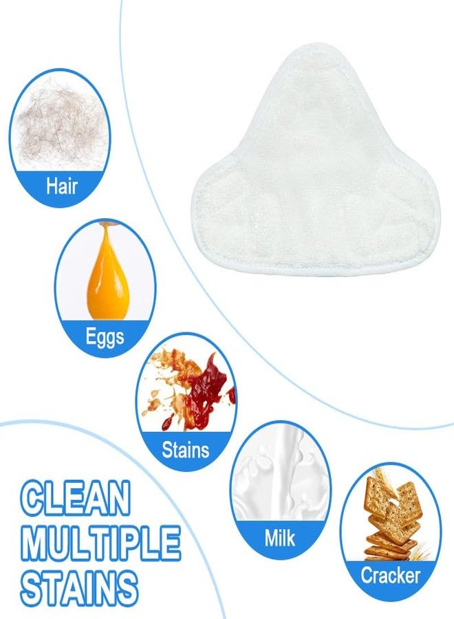 ANBOO 6 Packs Microfiber Steam Mop Replacement Washable Pads Compatible with H2O X5 - Image 5