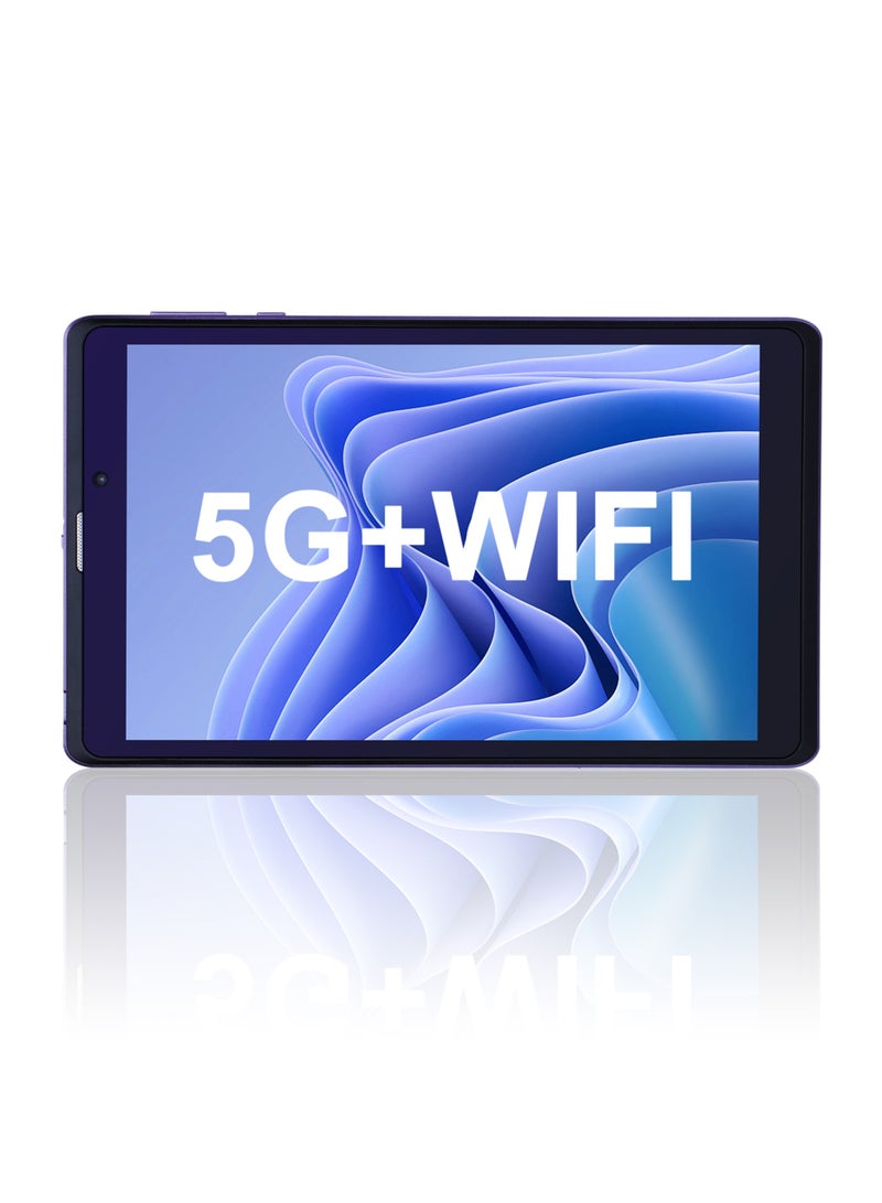 C idea 8 Inch Android Tablet with SIM Support  Dual Camera 512GB Expandable Tablet For Teenagers CM815 Purple - Image 3