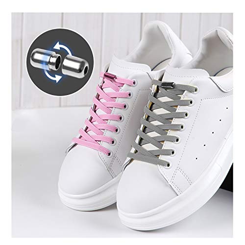 Alegrianan No Tie Shoelaces, Elastic Shoelaces for Adults/Kids，Elastic No Tie Shoe Laces Grey - Image 5