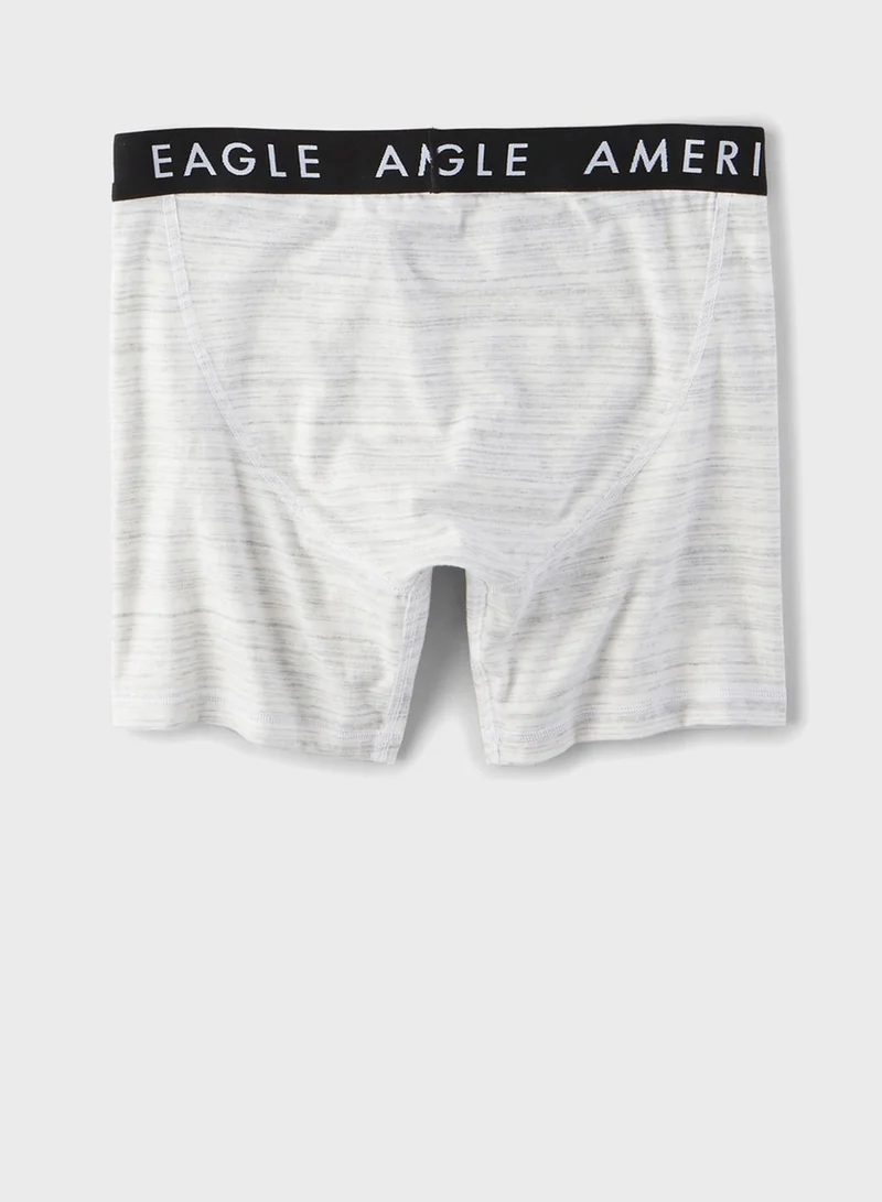 American Eagle 6" Space Dye Logo Band Trunks