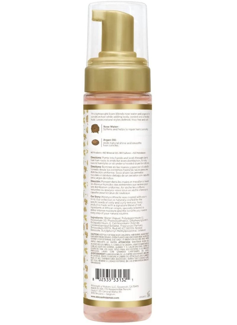 African Pride African Pride Moisture Miracle Soft & Smooth Curl Mousse Rose Water And Organ Oil  - Image 2