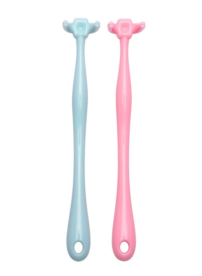 YaPoola Design Reusable NO-Waste Dental Floss Handle 2 Counts for Adults and Kids Teeth Cleaning Interdental Brush Unflavored Floss Picks Colorful floas Holder Flosser - Image 1