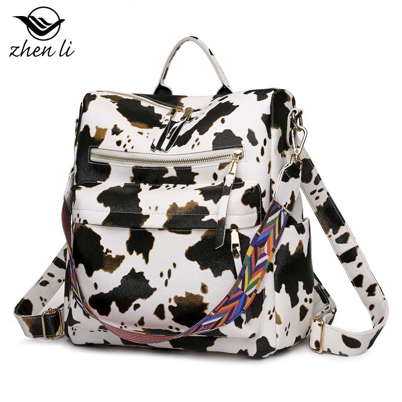 Zhenli Retro Bag Women'S Large Capacity Backpack Niche Design Women'S Backpack Bags Bag - Image 5