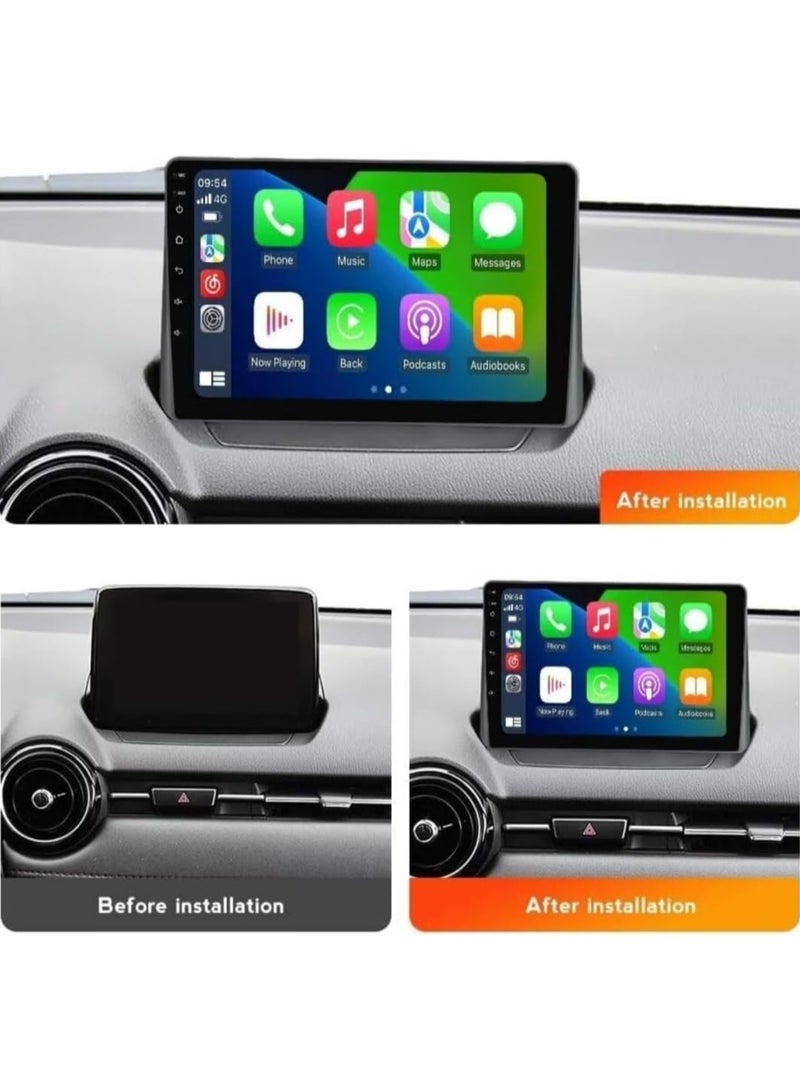 Vierex Android Car Stereo For Mazda CX-3 CX3 2GB RAM 32GB ROM Mazda 2 DK With Apple Carplay Android Auto Wireless GPS Fast Interface AHD Camera Included 4G Touchscreen DSP Quick Boot  - Image 2