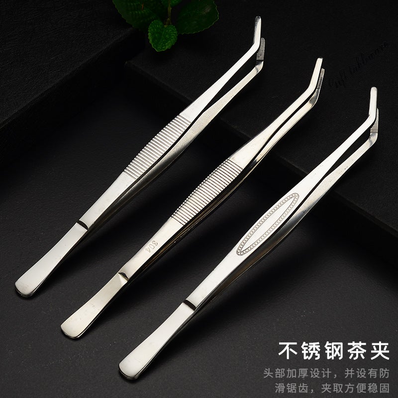 Factory Stainless Steel Tea Ceremony Six Gentlemen Kung Fu Tea Set Suit Copper Tea Spoon Tea Clip Tea Ceremony Accessories - Image 4