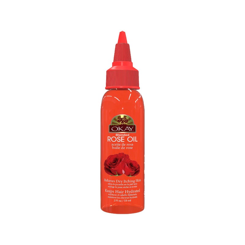 OKAY ROSE OIL for HAIR and SKIN 2oz  59ml