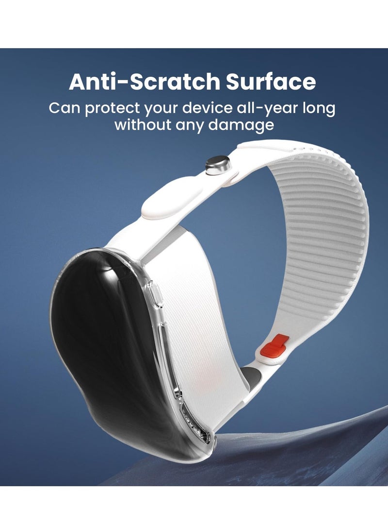 حافظة TPU لأبل فيجن برو - رقيقة، مقاومة للصدمات، غلاف شفاف لحماية ملحقات نظارات الواقع الافتراضي، أسلوب نهائي وحماية ممتازة - Image 5