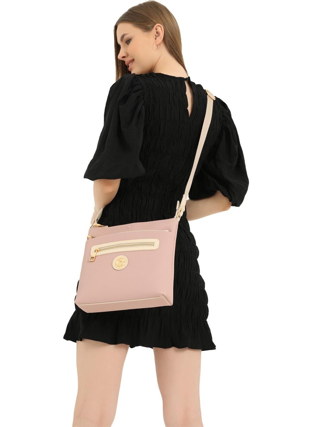 BEVERLY HILLS POLO CLUB 05BHPC8011-PD PUDRA Women's Shoulder Bag  - Image 1
