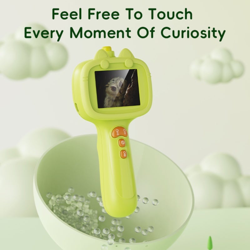 Kids Educational Toy: Yellow 1080P Camera With 2.6ft Flexible Snake Tube - IP67 Waterproof Design With 8 Bright LEDs STEM Learning Tool for Young Explorers Outdoor Adventure - Image 3