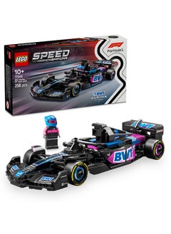LEGO Speed Champions BWT Alpine F1 Team A524 Race Car Toy with a Collectible Formula 1 Driver Minifigure - Model Kits for 10+ Year Old Boys & Girls or Adult Motorsport Fans 77248 (258 pieces)  - Image 1