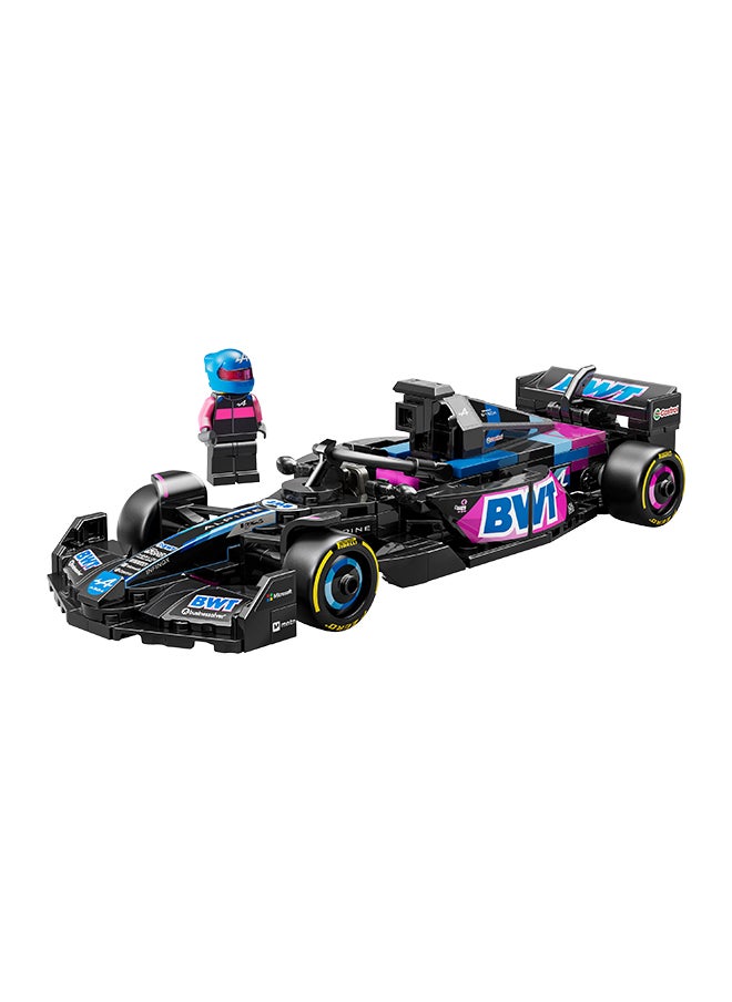 LEGO Speed Champions BWT Alpine F1 Team A524 Race Car Toy with a Collectible Formula 1 Driver Minifigure - Model Kits for 10+ Year Old Boys & Girls or Adult Motorsport Fans 77248 (258 pieces)  - Image 5