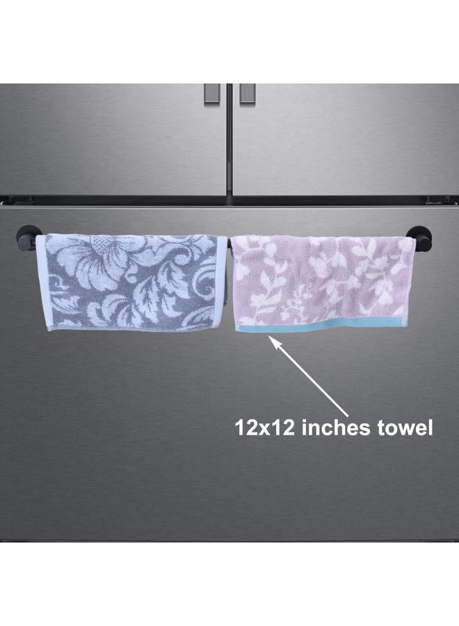 JAZBREY Adjustable Magnetic Towel Bar Holder for Refrigerator, Magnet Classroom Flip Calendar Chart Rod for Whiteboard, Fridge Top Guard Rack Stop Items from Falling, 18-31.5 inches, Black - Image 5