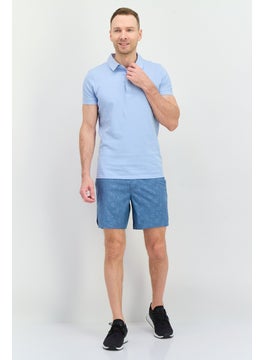 Avalanche Men Textured Basic Short, Blue  - Image 4
