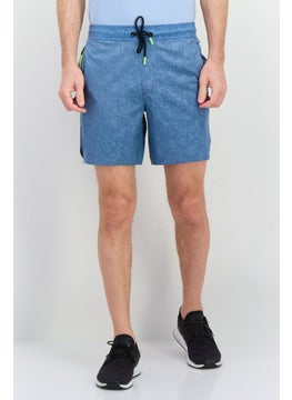 Avalanche Men Textured Basic Short, Blue  - Image 1
