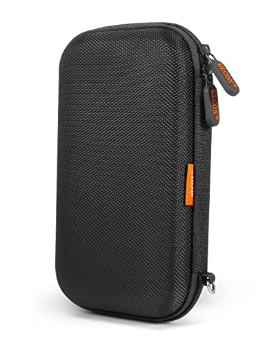 GLCON External Hard Drive Case - GLCON Shockproof EVA Carrying Case for WD My Passport Element Seagate Expansion Backup Toshiba 1TB 2TB 4TB - High Protection Portable Travel Electronic Power Bank Bag - Image 1