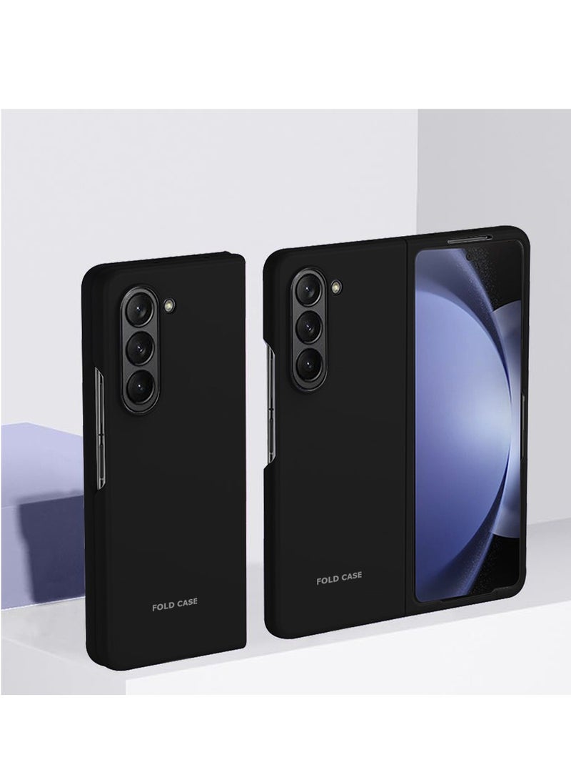 CATANES Fold Case series Phone Case Shockproof Hybrid Slim Cover for Samsung Galaxy Z Fold 5 Black - Image 3