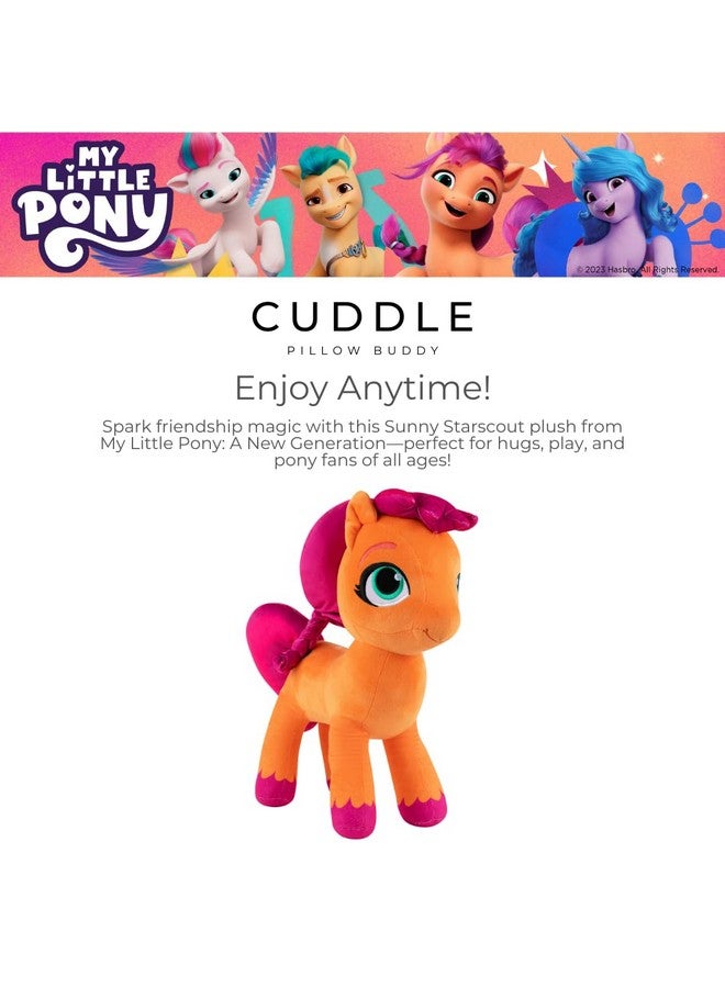 Franco My Little Pony Sunny Kids Bedding Super Soft Plush Cuddle Pillow Buddy, One Size, By Franco - Image 3