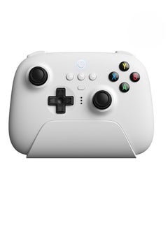2.4G Wireless Controller, Lightweight Portable Hall Effect Joystick, Anti Slip Durable Gamepad Controller, Gaming Controller With Charging Dock For PC, Android, Steam Deck, (1pc, White)