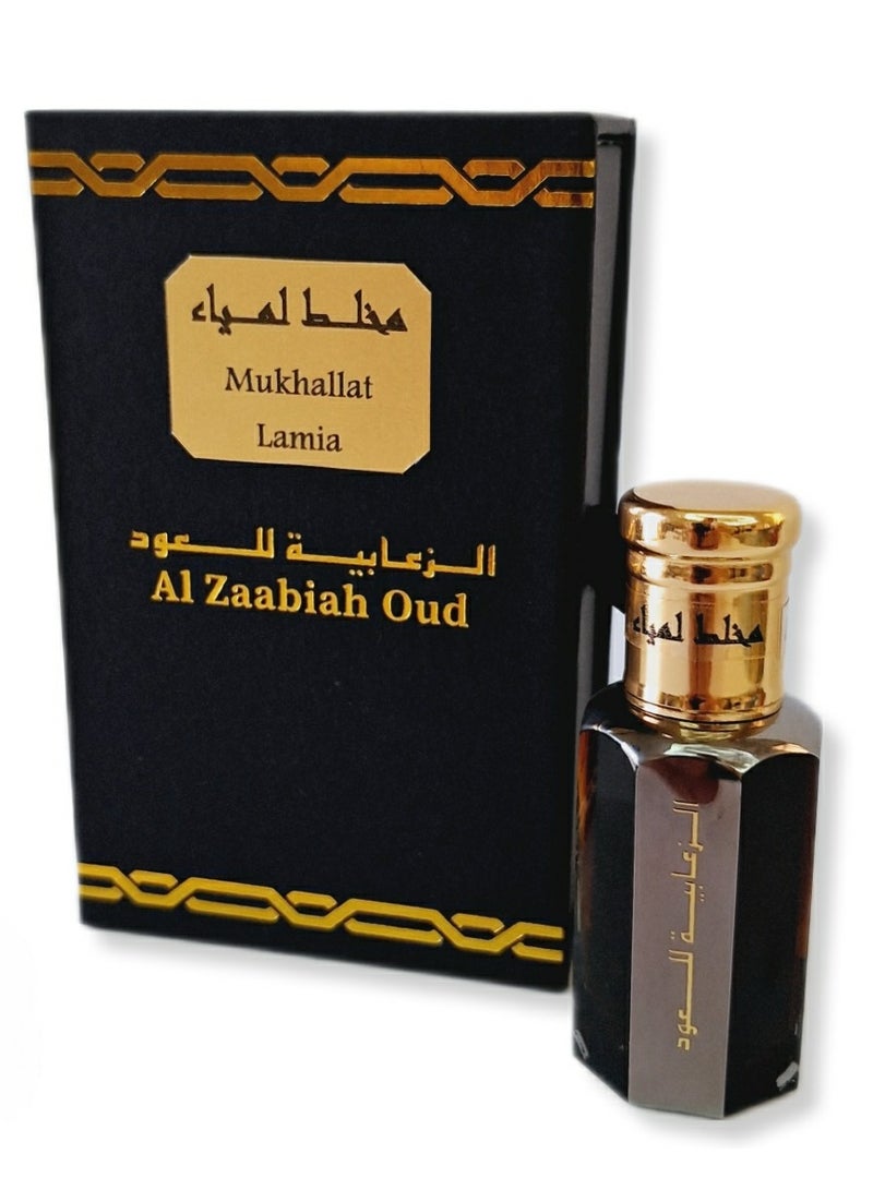 الزعابية مخلط لمياء 12 مل – زيت عطري للجنسين | عطر شرقي زهري يدوم طويلًا - Image 2