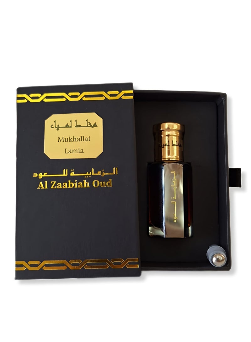 الزعابية مخلط لمياء 12 مل – زيت عطري للجنسين | عطر شرقي زهري يدوم طويلًا - Image 1